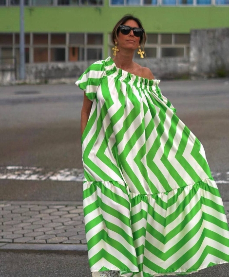 Rochie MAXI de dama spectaculoasa 1534 verde