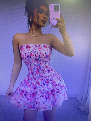 Rochie de dama cu imprimeu spectaculos 21172