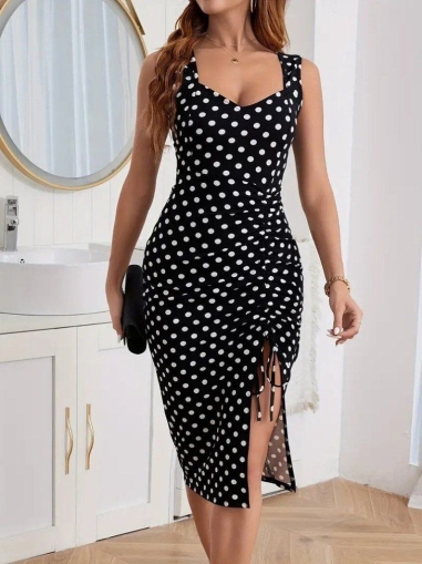 set pantaloni scurti dama cu in camasa 2510 negru