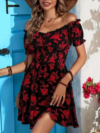 set pantaloni scurti dama cu in camasa 2510 negru