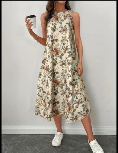 дамска рокля принт J98027