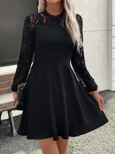 set pantaloni scurti dama cu in camasa 2510 negru