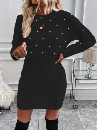 Rochie de damă cu pietre și tul J72338