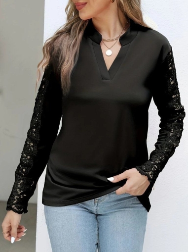 set pantaloni scurti dama cu in camasa 2510 negru