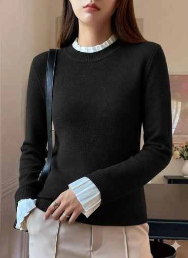 set pantaloni scurti dama cu in camasa 2510 negru