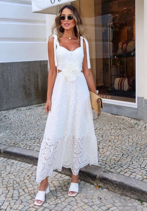 Rochie de dama cu dantela de bumbac 2406
