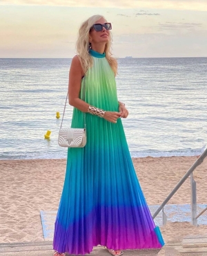 Rochie plisata dama 2154