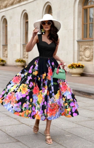 rochie de dama cu fanta 2396