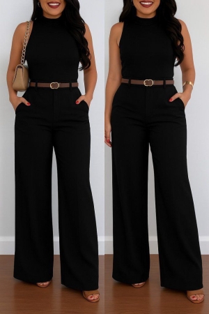 set pantaloni scurti dama cu in camasa 2510 negru
