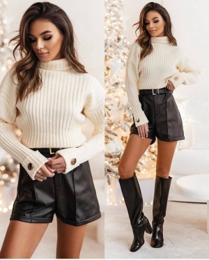 Pulover Accent de damă FR2806 negru