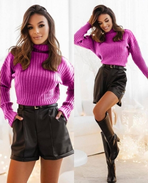 Pulover Accent de damă FR2806 negru