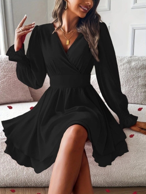 дамска рокля  J61708 черен