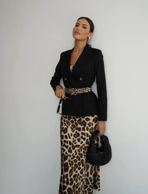 set pantaloni scurti dama cu in camasa 2510 negru