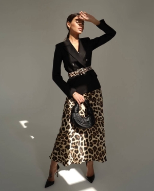 set pantaloni scurti dama cu in camasa 2510 negru