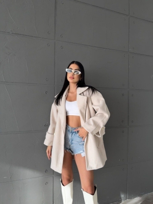 set pantaloni scurti dama cu in camasa 2510 negru