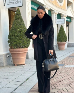 set pantaloni scurti dama cu in camasa 2510 negru