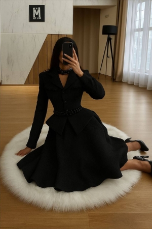 set de bouclé pentru femei N2798