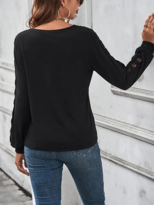 set pantaloni scurti dama cu in camasa 2510 negru