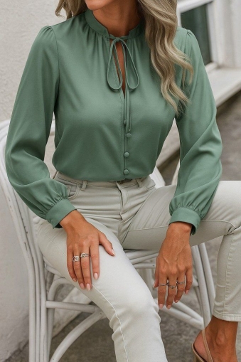 дамска блуза  j59032 зелен