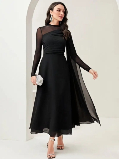 set pantaloni scurti dama cu in camasa 2510 negru