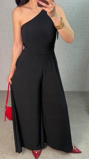 set pantaloni scurti dama cu in camasa 2510 negru