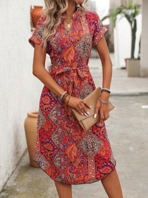 дамска рокля  щампа J55195