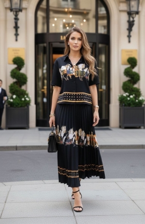 rochie de dama cu fanta 2396