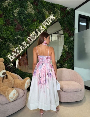 дамска рокля  с  шарки AS7537