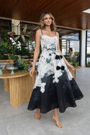 дамска рокля  с  шарки  AS7913