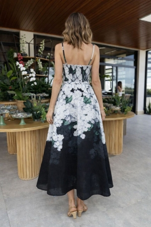 дамска рокля  с  шарки  AS7913