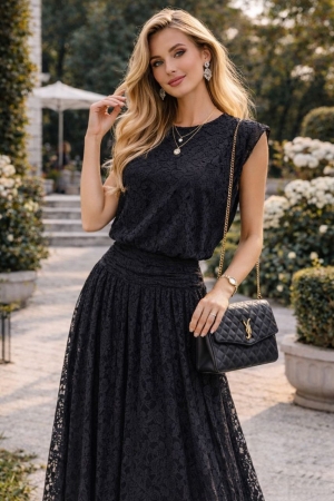 дамска рокля дантела AS7925