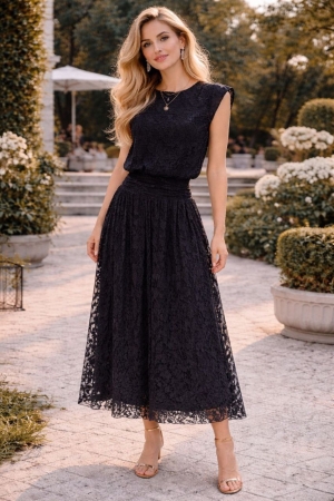 дамска рокля дантела AS7925