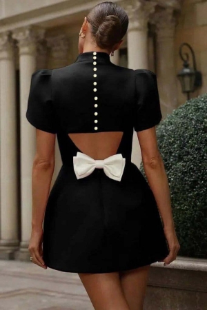 set pantaloni scurti dama cu in camasa 2510 negru