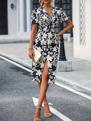 rochie de dama cu fanta 2396