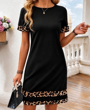 set pantaloni scurti dama cu in camasa 2510 negru