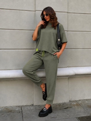 set pantaloni scurti dama cu in camasa 2510 negru